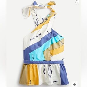 NWT J. Crew Halter top in Ratti® sail-away print